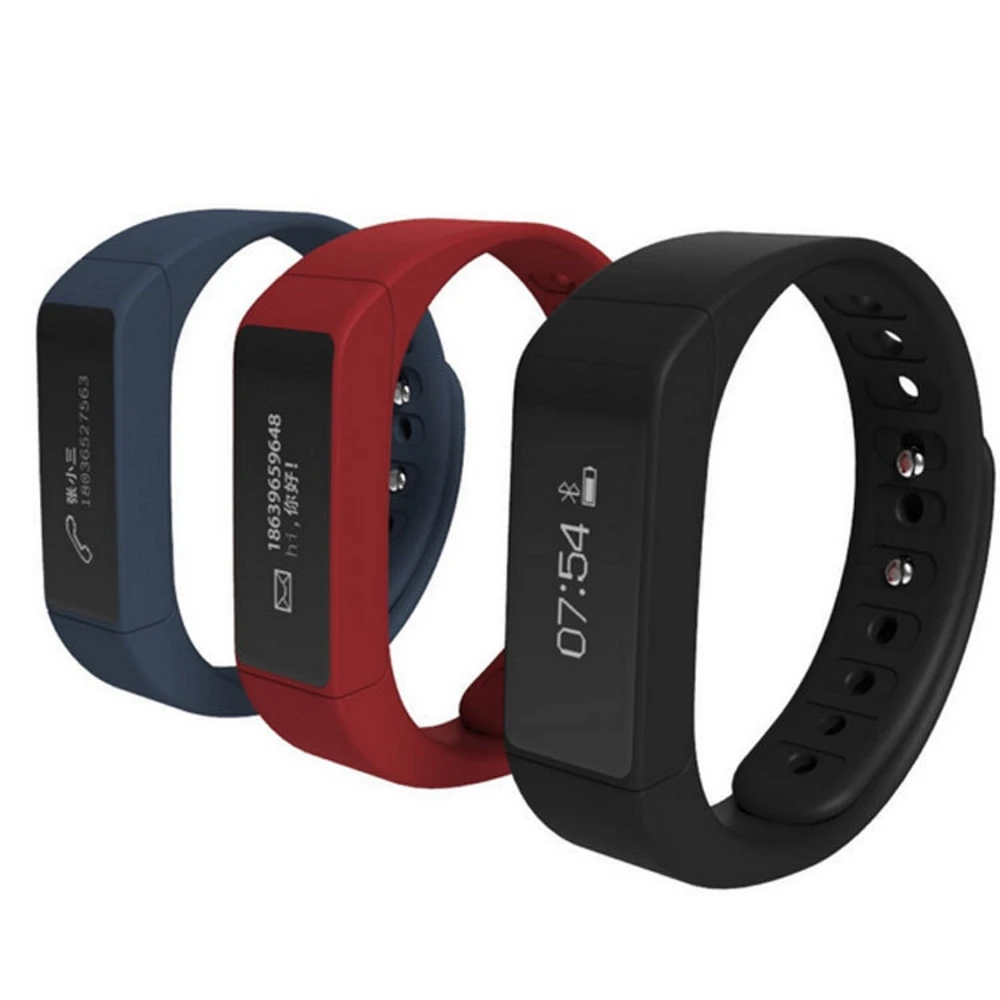 

20pcs/lot Smart Wrist Band I5 Plus Smartband Waterproof Wristband SMS/Call Reminder Fitness Tracker Sport Bracelet Anti-lost