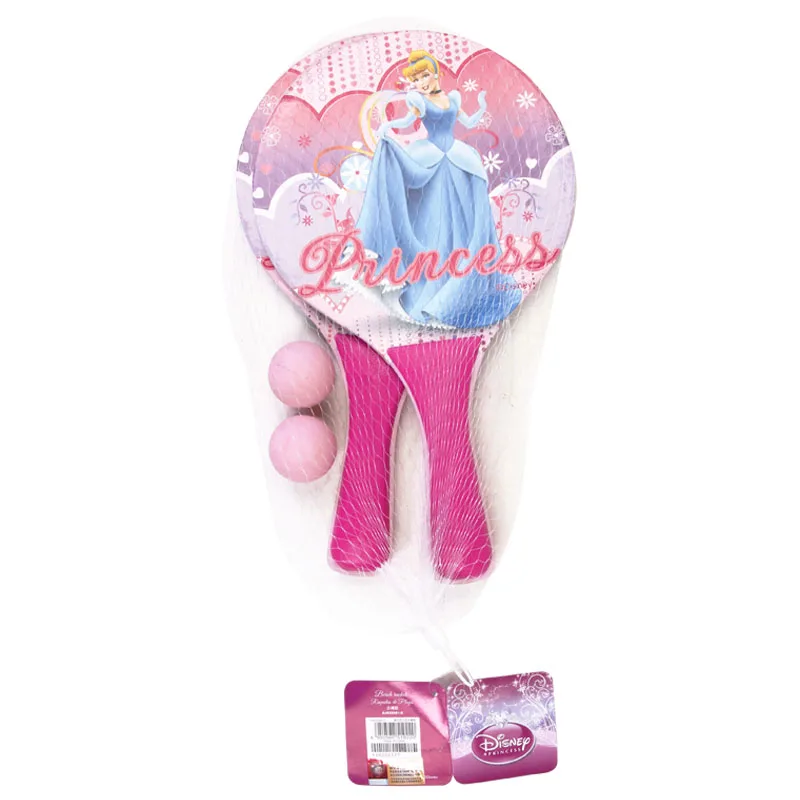 For Kids Adults Backyard Garden Toys Game Beach Ball Paddles Rackets Wooden Tennis Badminton Racquet (4)