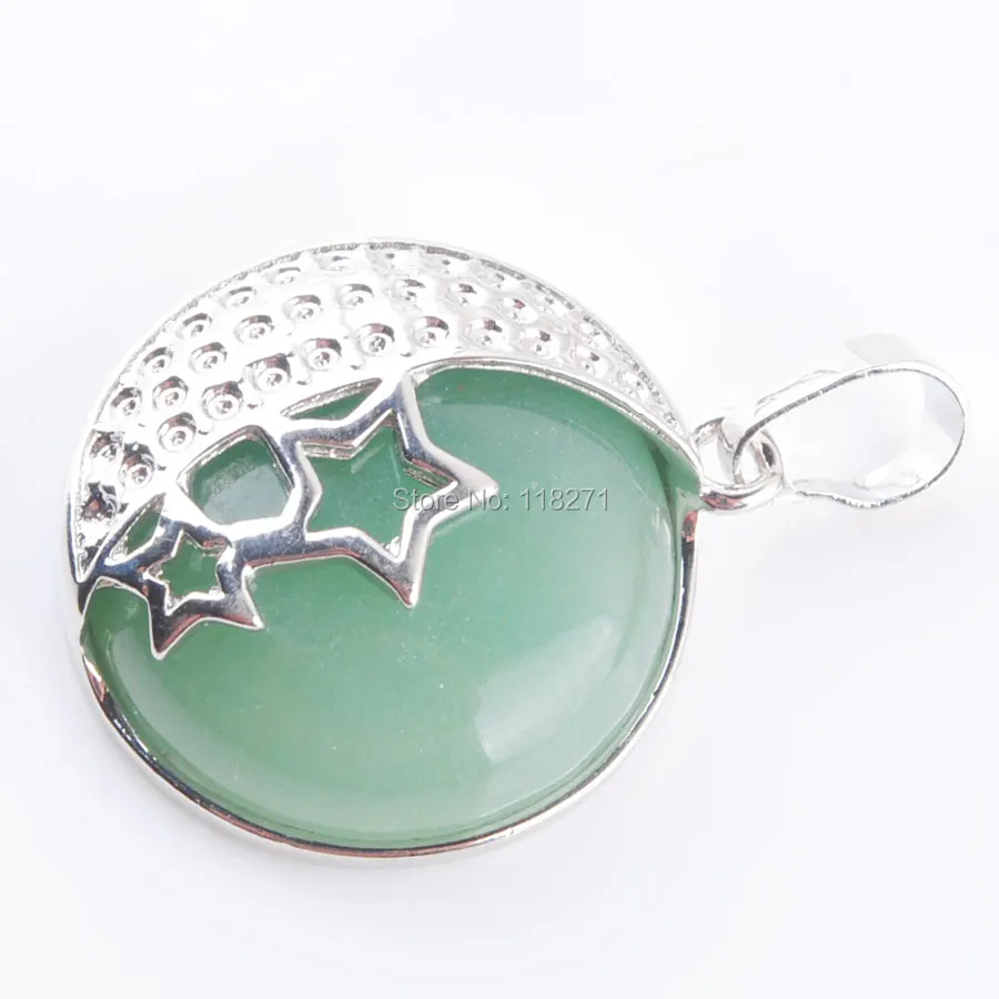 Подвеска WOJIAER Reiki Chakra для йоги полудрагоценный натуральный камень Aventurine женские