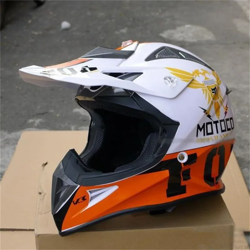 Free shipping Motorcycle Motocross motocross off road helmet full face ATV Racing downhill helmet DOT certification M ~ XXL