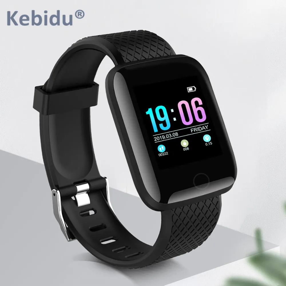 

KEBIDU Waterproof Sport SmartWatch Heart Rate Monitor Sleep Step Tracker Smart Bracelet GPS Smart Watch For Android IOS