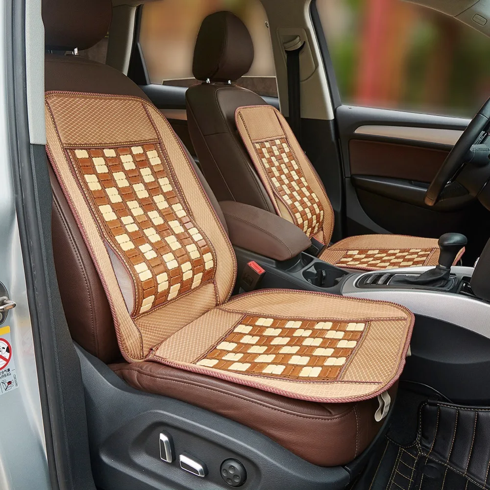 Bamboo Seat Cover Accessories Automobile Back Support Massage Car Seat Coversin Automobiles