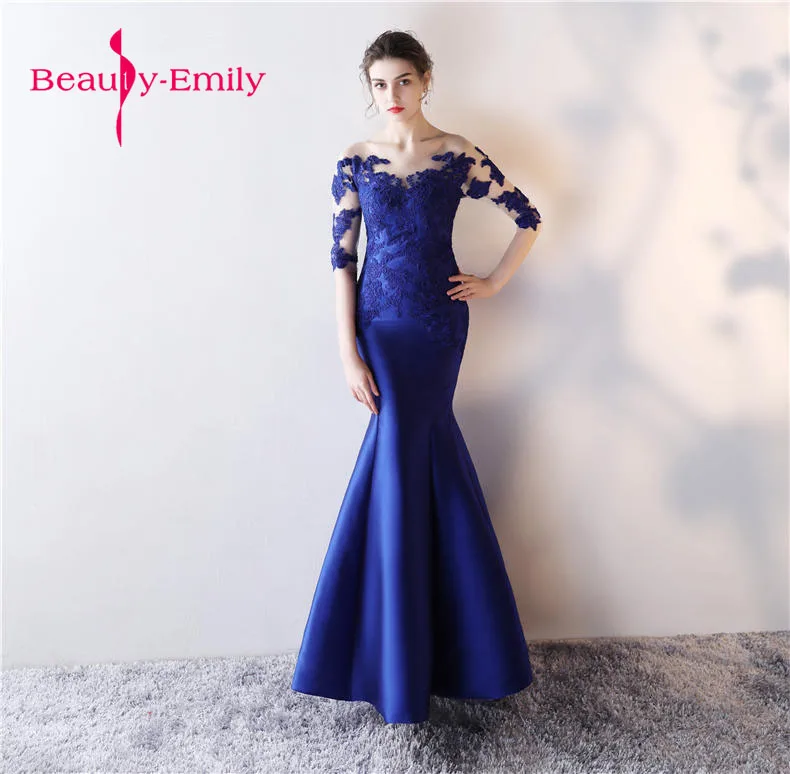 Beautiful Lace Long royal blue Prom Dress Vestido de Festa Floor Length Party Gown Evening Dress Mermaid Prom Dresses 2018 Beautiful Lace Long royal blue Prom Dress Vestido de Festa Floor Length Party Gown Evening Dress Mermaid Prom Dresses 2018