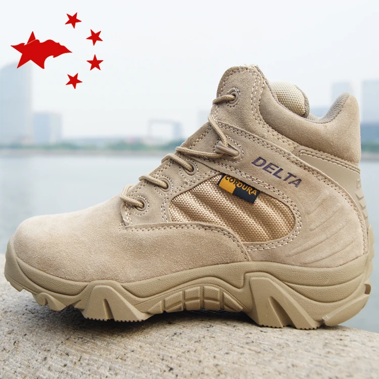

Men outdoor walking boots man tactical army boots male waterproof cowhide desert trekking walking shoes Mountain Combat boots