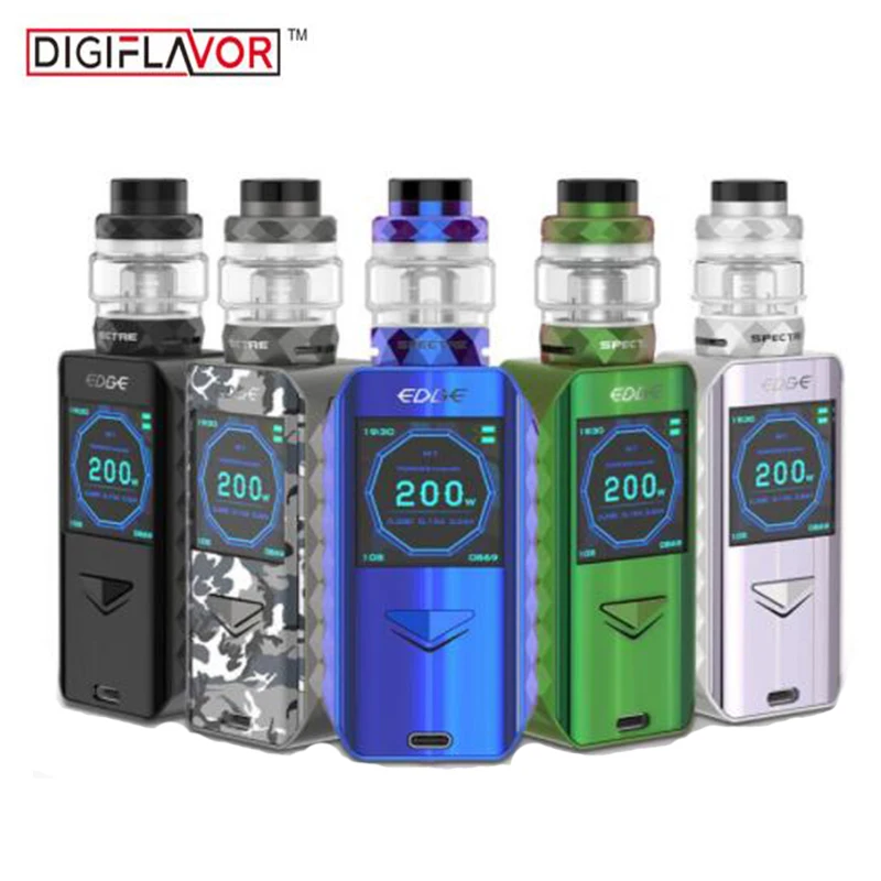 Pre-sale Original Digiflavor Edge 200W TC Kit with Spectre Tank 2ml/5.5ml with Advanced AS chipset E Cigarette Vape
Pre-sale Original Digiflavor Edge 200W TC Kit with Spectre Tank 2ml/5.5ml with Advanced AS chipset E Cigarette Vape