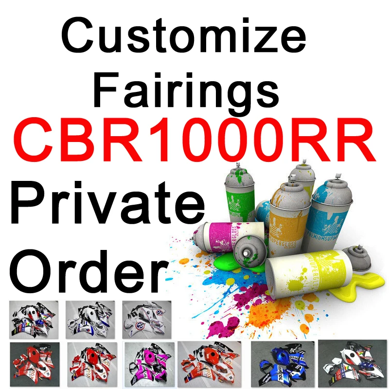 

ABS fairing Customised color ABS fairings CBR 1000RR Full Fairing Kits For HONDA CBR1000RR Motorcycle cowl panels