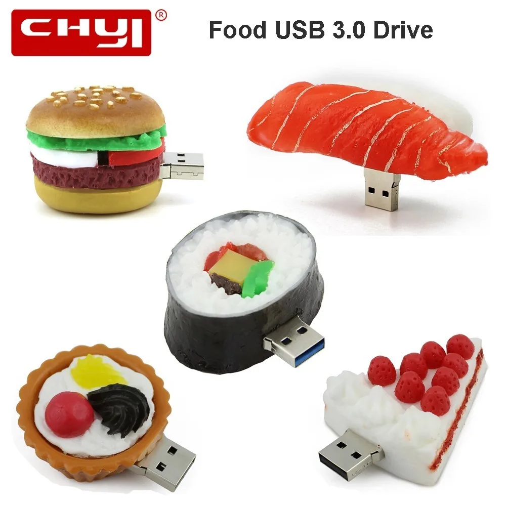 CHYI Food 3.0 USB Flash Drive Genuine Capacity 4GB/8GB/16GB/32BGB/64GB