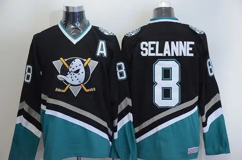 ducks selanne jersey