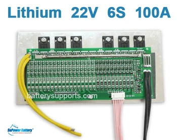 

SuPower 6S 22.2V 21.6V 25.2V 100A Li-ion Lithium LiPo Battery BMS Management System Balance PCB IC Chip Protection Circuit Board
