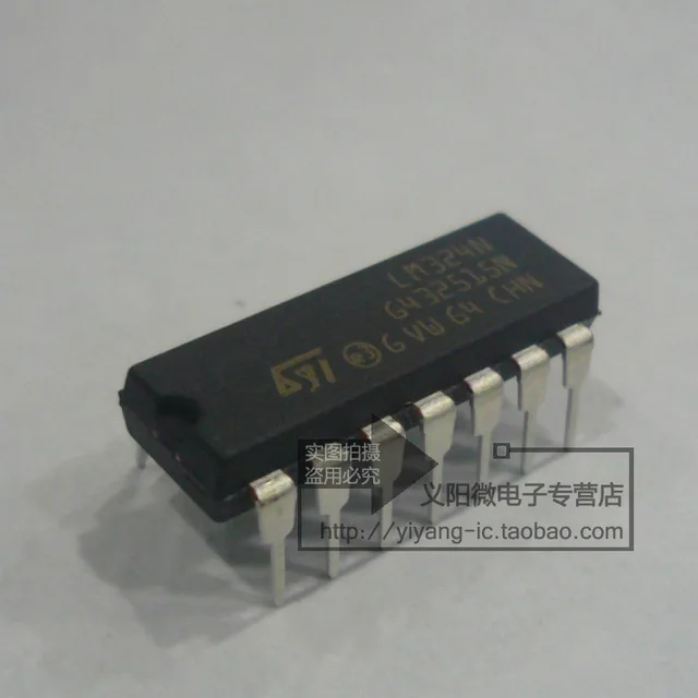 20pcs/lot LM324 LM324N / instrumentation / op / buffer amplifier DIP 14 new original in stock