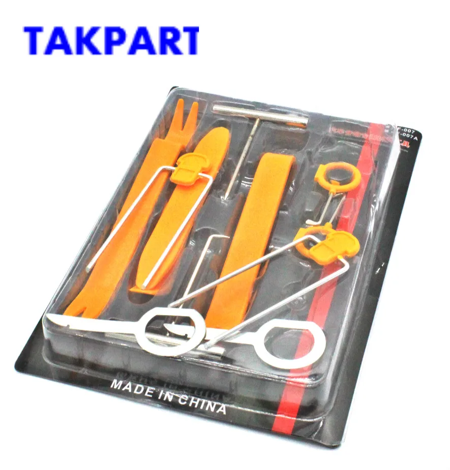 TAKPART RepairTools 12 шт. яхо инструменты DVD Стерео Установите Наборы подкладке Пластик отделкой Панель приборной панели Установка удаления