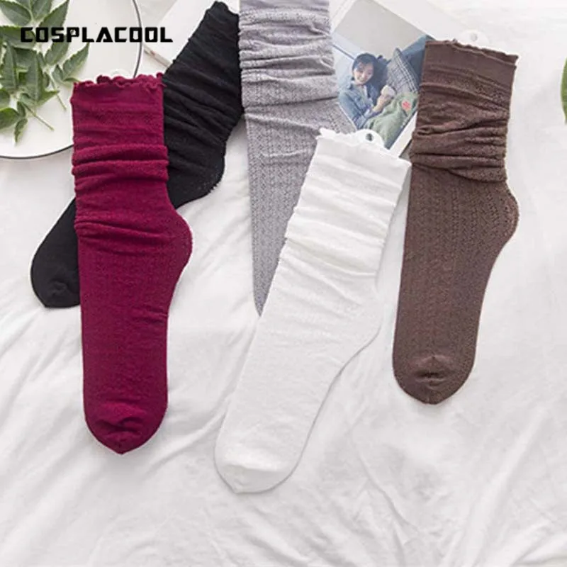 [COSPLACOOL], модные черные пикантные разноцветные носки с грибковым краем, женские носки в стиле Харадзюку, новинка, необходимые носки