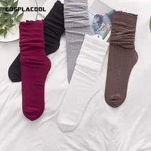 [COSPLACOOL], модные черные пикантные разноцветные носки с грибковым краем, женские носки в стиле Харадзюку, новинка, необходимые носки