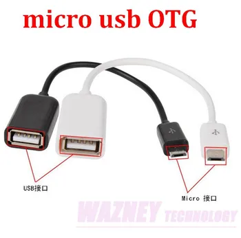 

Micro USB OTG cable Micro USB To Female USB Host Cable OTG Mini USB Cable For Tablet PC Mobile Phone MP4 MP5 3000pcs/lot *