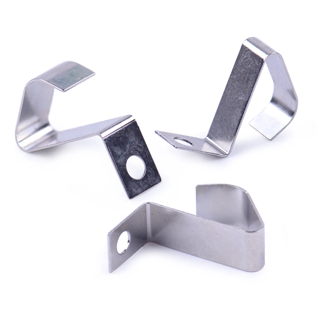 Silver Metal Positive Negative Conversion Spring Contact Plate 20pcs for AAA Battery battery contact plate