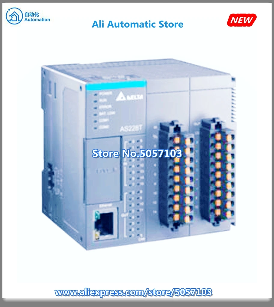US $314.02 AS218RXA European Terminal 8 6 DO Relay 2 AI DI AO 2 And 4 Groups Of 200K AB 3 Phase Input New