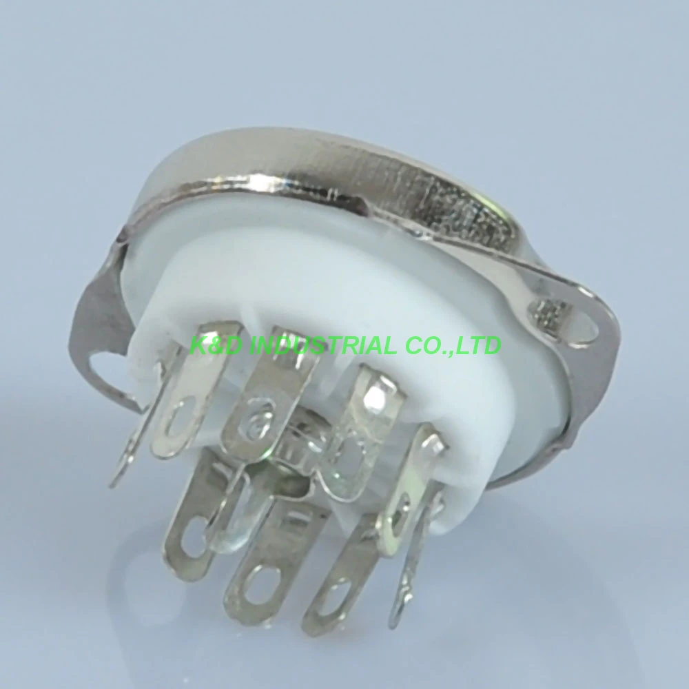 5 шт. 9pin керамическая Трубная розетка B9A 6DJ8 12AX7 ECC83 CV492 12AU7 6922 ECC82 клапан|tube socket ceramic|tube
