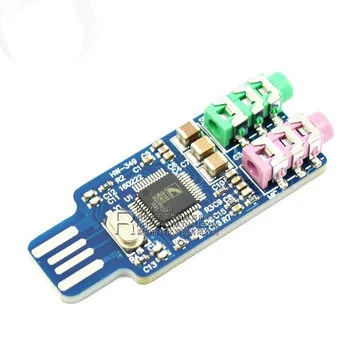 

CM108 USB Driver Free Sound Card Laptop PC Computer External Sound Card Module
