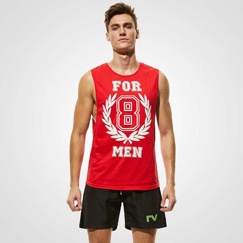 Men's Soccer Vest Cotton Sport Tank Tops for Man Gym Shirts Sport