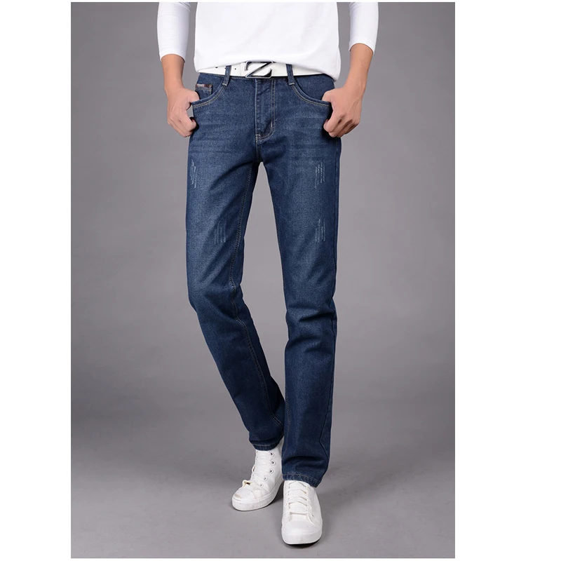 Для мужчин модные тонкие облегающие Повседневное брюки в Калифорнийском джинсы размера плюс стильный оригинальный вызова детская одежда