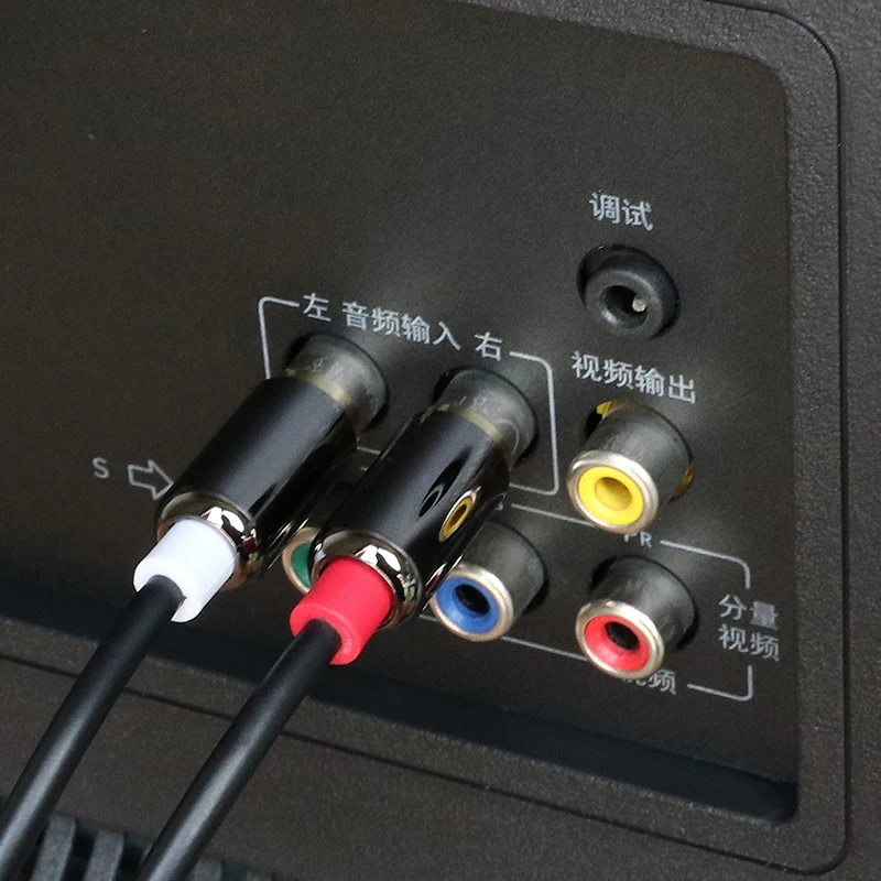 Amkle Audio Cable 2RCA to 3.5 Audio Car Cable RCA 3.5mm Jack Male to Male RCA AUX Cable for Amplifier Phone Headphone Speaker