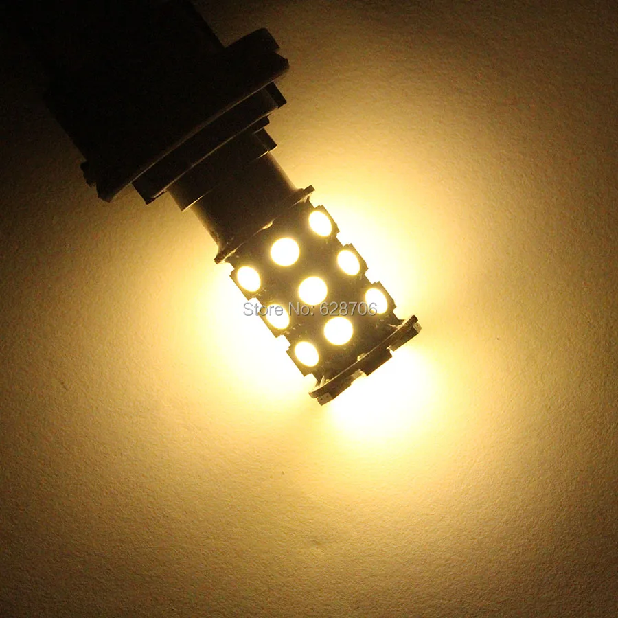 2x1156 BA15S P21W 27 SMD 5050 светодиодный автомобильный стоп сигнал стояночный 12 В лампочка