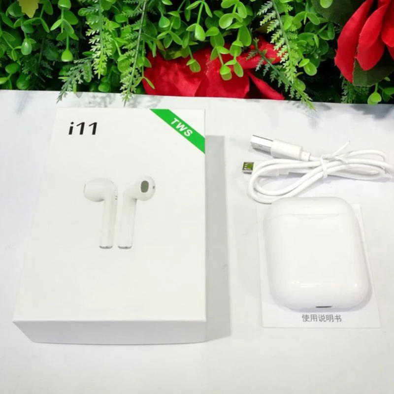 

i11 TWS Wireless Stereo earbuds 1:1 Blutooth 5.0 Earphones Auto Pairing Sports Headset PK i9s i10 Binaural Call Headphones Elari