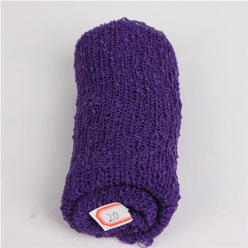 40*150 см стрейч трикотажная обертка новорожденный реквизит для фотосессии детское одеяло искусственный шелк обертывание s шарф-гамак для беременных пеленания Bebe Photo - Цвет: Dark purple