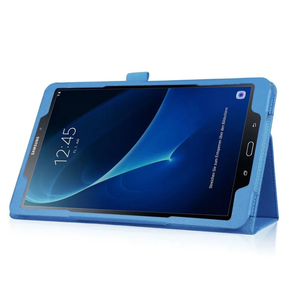 2 секции складной личи шаблон Защитный чехол для Samsung Galaxy Tab A A6 10 1 2016 T585 T580 T580N