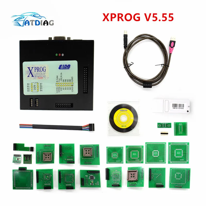 

XPROG 5.84 V5.55 V5.70 V5.72 V5.74 V5.75 V5.84 Black Metal Box Better tXPROG M V5.70ECU Programming Interface Xprog-M V5.70