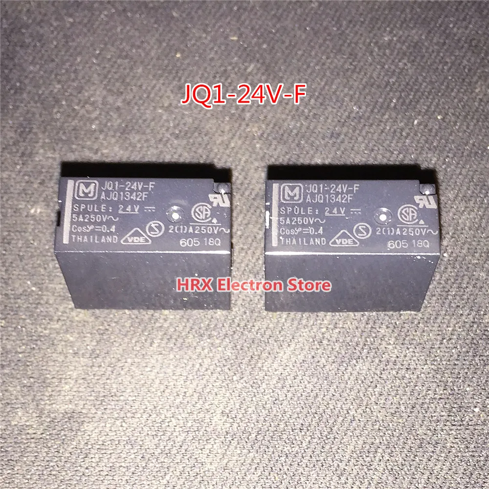 10 шт./лот Мощность реле JQ1-12V-F AJQ1341F JQ1-24V-F AJQ1342F 5A 5PIN