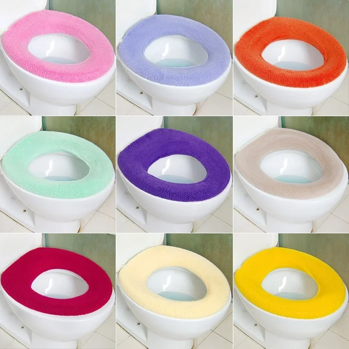 Toilet Seat Winter Toilet Cushion Pad Warm Toilet Seat Cover Thickened