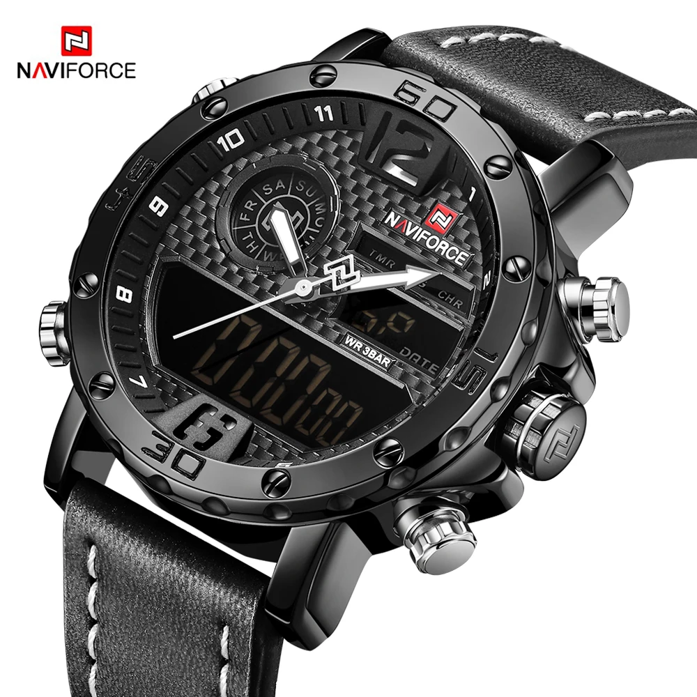 

NAVIFORCE Top Luxury Brand Men Quartz Watch Waterproof Auto Date Display Waterproof Male Clock Relogio Masculino Watch For Men