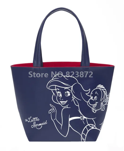Little Mermaid Ariel Princess Small Pu Handbag S Lunch Bag For Little Mermaid Ariel Princess Small Pu Handbag S Lunch Bag For Women Kids School Tote