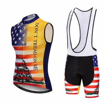 

2020 Pro Men's Summer Cycling Jersey Set Sleeveless vest + Bib Shorts Set Mens Bicycle Cycling Clothing Outdoor Sportswear
