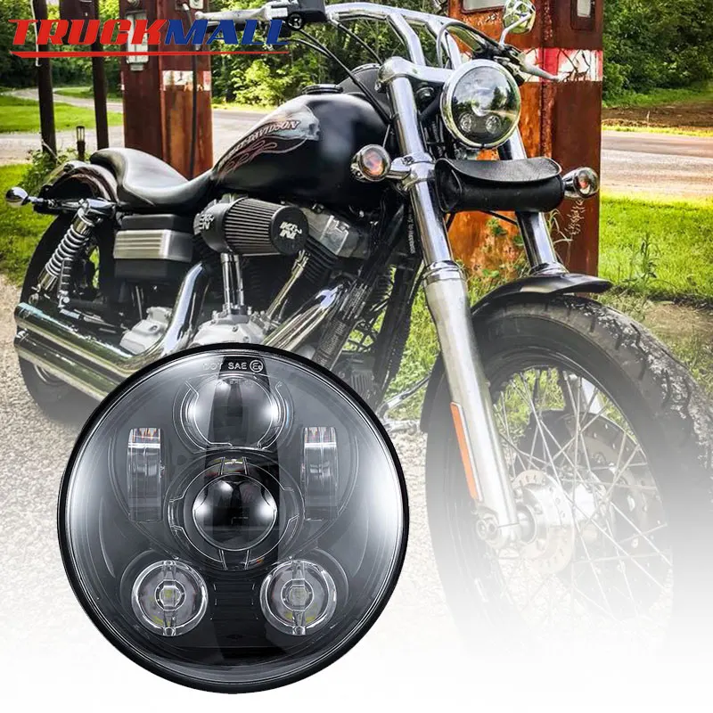 Для Dyna FXD FXDL FXDC FXDB FXD35 FXDSE мотоцикл 5 75 дюймов светодиодный H4 фара с Hi/Lo лучевой