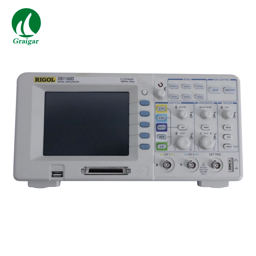Rigol DS1102D Digital Oscilloscope 100 MHz 2+16 Channels 1GSa/s | Инструменты