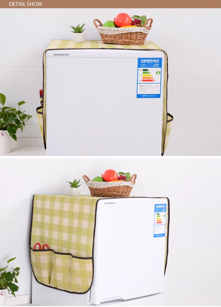 Водонепроницаемый пылезащитный чехол для холодильника с Бытовая сумка для хранения пылезащитный плед холодильник защитный чехол Sundry для стиральной машины