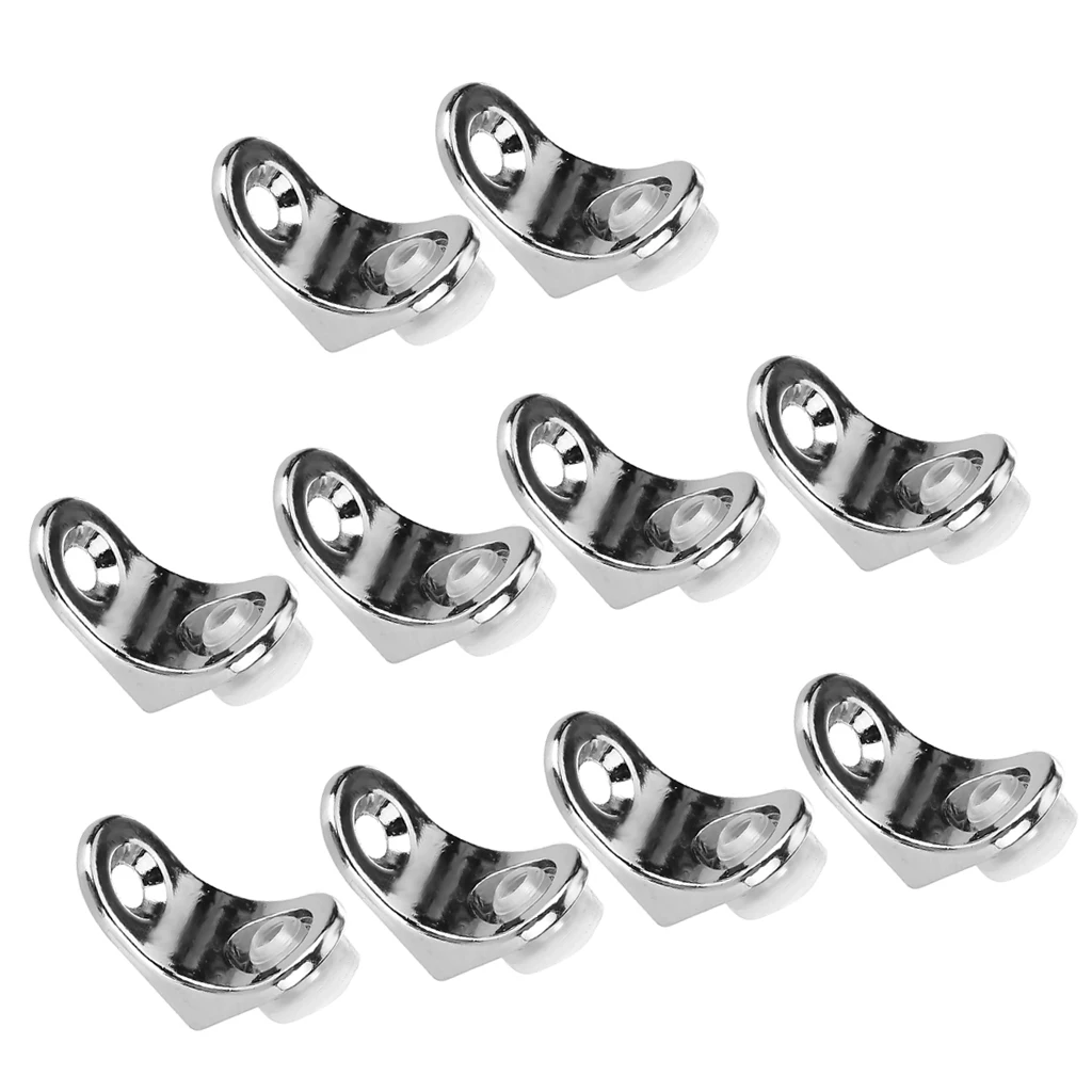 10 Pieces Right Angle 90 Degree Glass Shelf Suction Cup Fixing Bracket