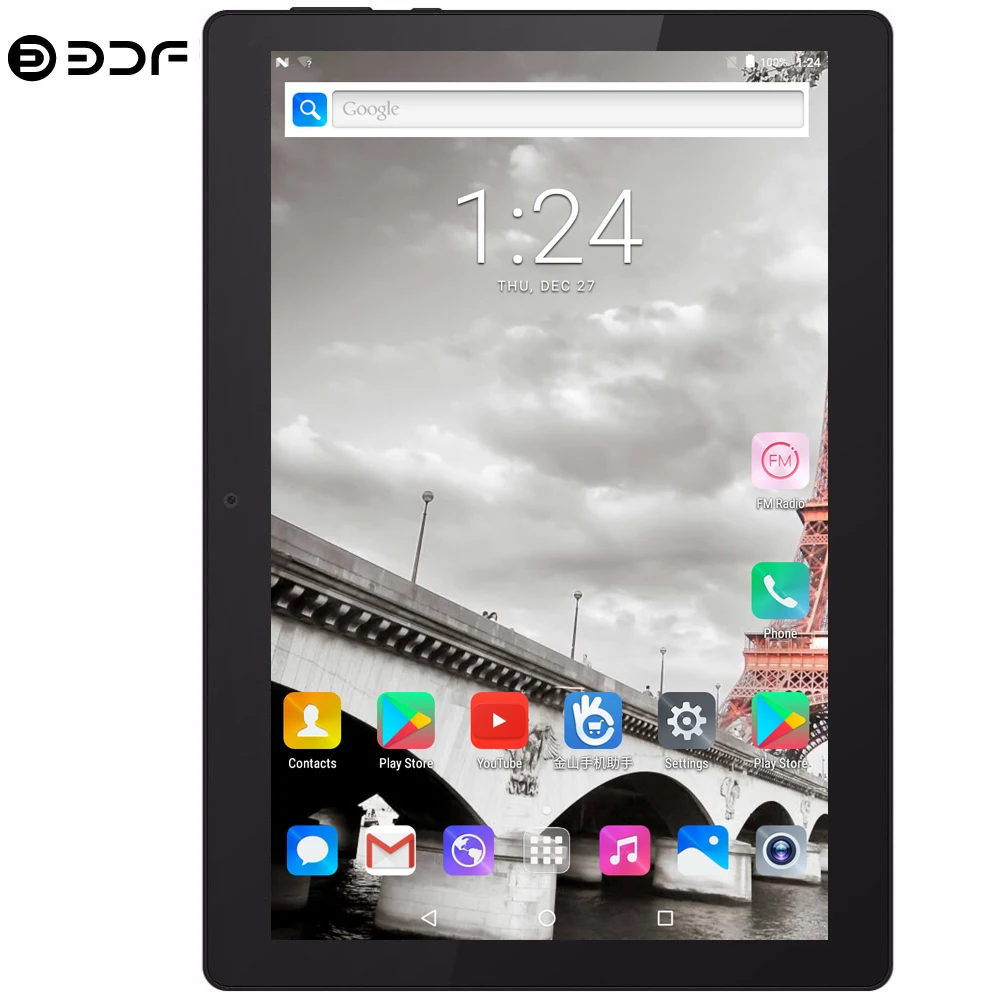 

BDF 2019 New 10 Inch Tablet Pc Android 8.1 Octa Core 4GB RAM 64GB ROM 8 Cores Tab 1280*800 IPS Screen 4G LTE Phone Tablets 10.1