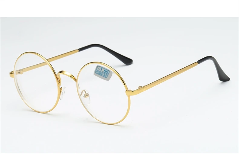 SUMONDY диоптрий SPH-1,0 до-6,0 очки для близорукости женские мужские брендовые дизайнерские круглая оправа из сплава очки для близоруких UF29
