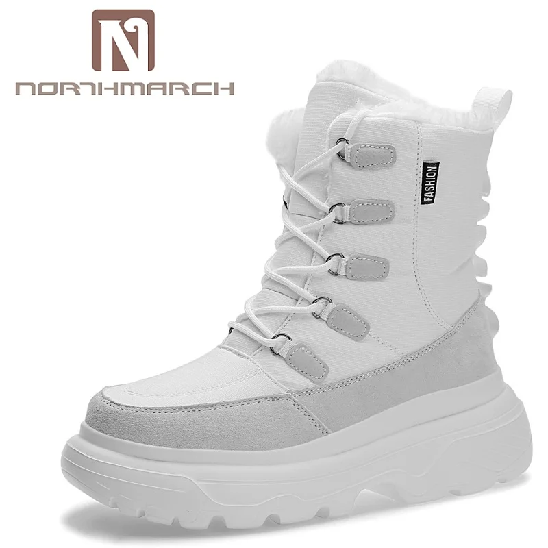 

NORTHMARCH Winter Snow Boots Super Warm Winter Shoes Man WaterProof Boots Men Footwear Heren Schoenen Chaussure Homme Hiver