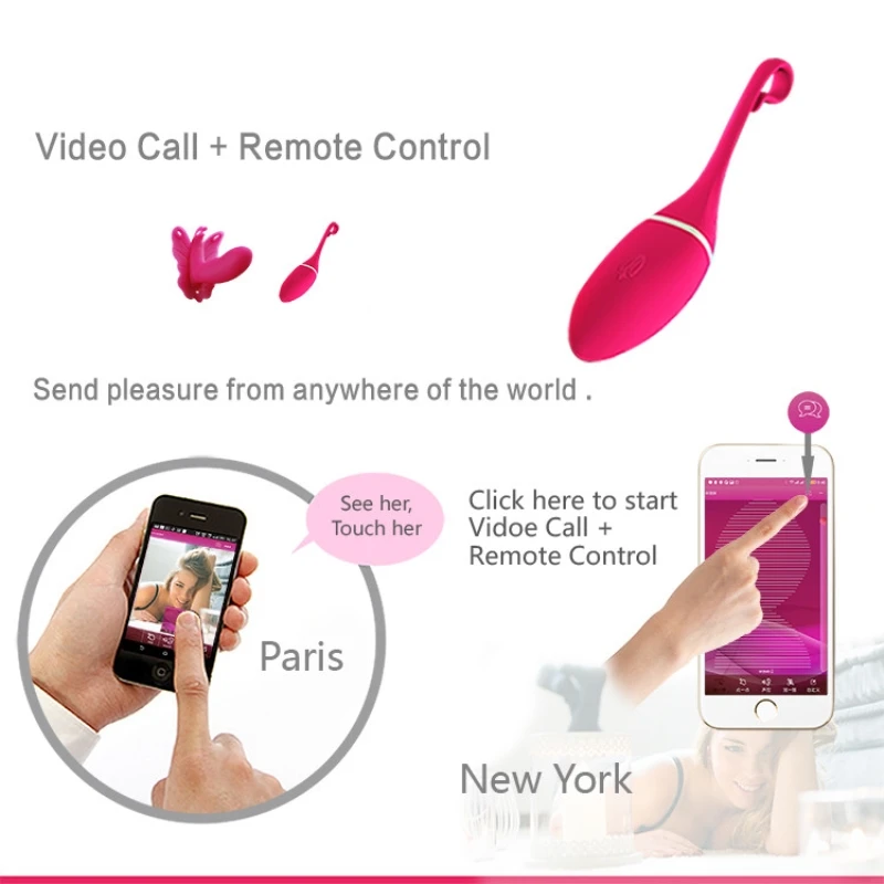Magic Vibrators Smart Phone APP Wireless Control 10 Frequency Vibrating Bullet Kegel Balls G-spot Massager Sex Toy Powerful Wand