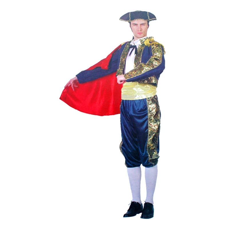 

Adults Halloween Costumes Matador Costume Bull Fighter Cosplay Game Uniforms Spanish Bullfighters Dancing Costumes For Men