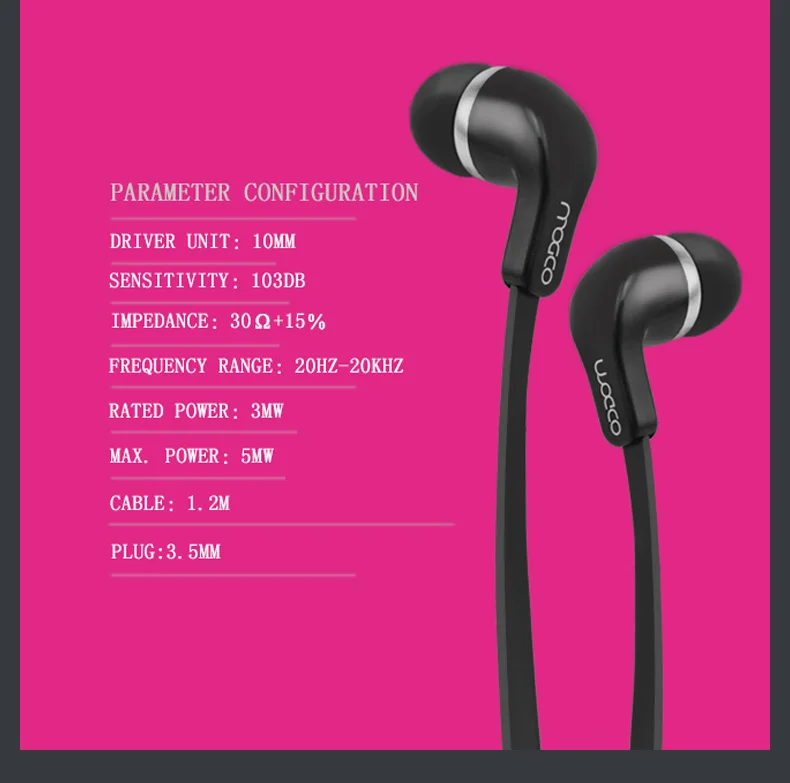 MOGCO IE-M9 Wired In-ear Earphone Heavy Metal Rock Music Hifi Stereo Sound Subwoofer Earphone With Microphone Earpiece Earbuds (14)