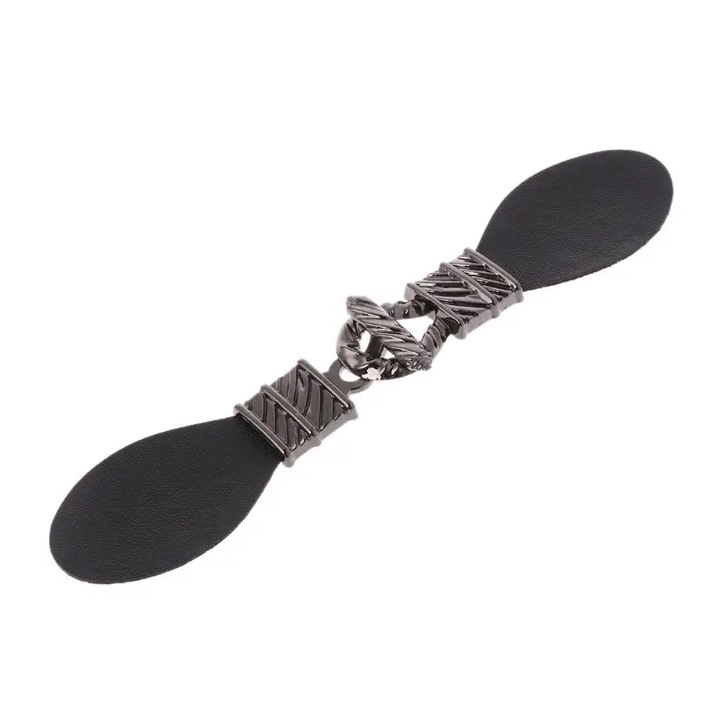 

Leather Toggle Buttons Insert Buckle for Overcoat Coat Jacket Duffle Sweater DIY Scrapbooking Sewing Accessories Crafts