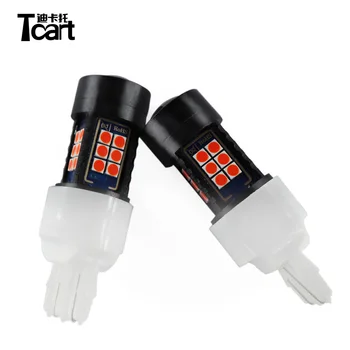 

Tcart 2pcs Canbus 7443 PY21W 1157 led Car Brake Light Turn signal Reverse Lamps For toyota corolla chr avensis t25 accessories