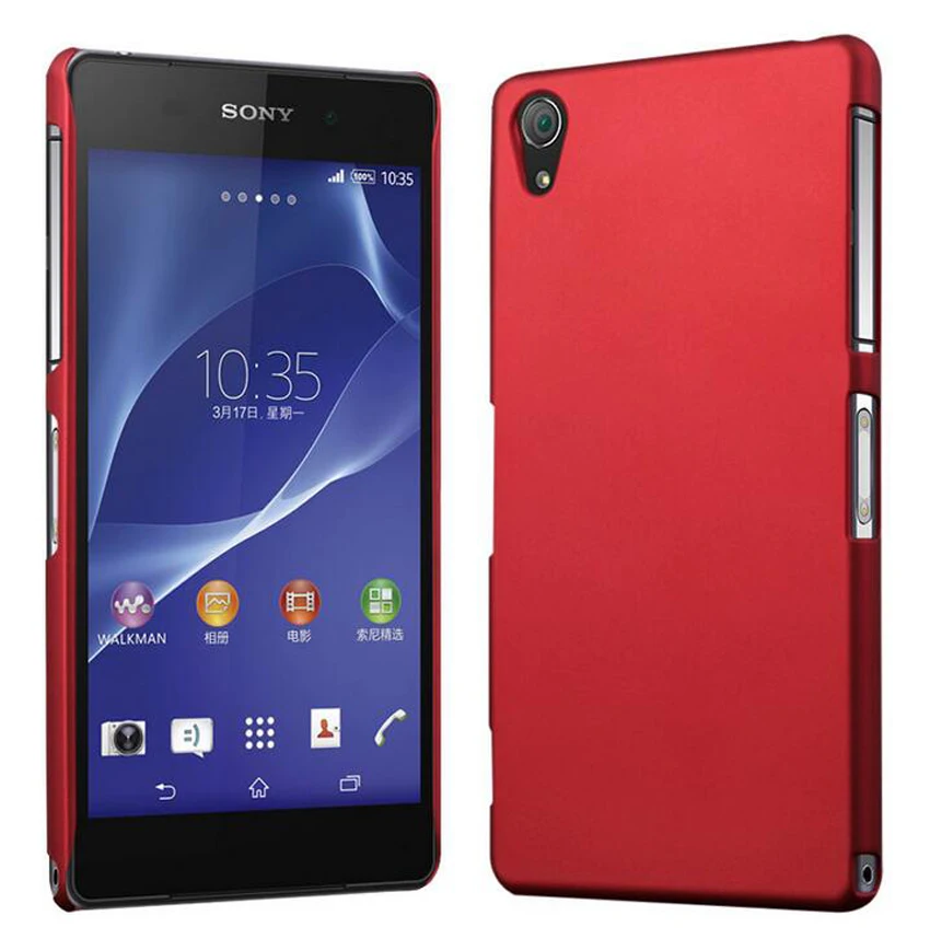 

Smooth Rubberized Matte Hard Cover Case For Sony Xperia Z Z1 Z2 Z3 Z5 Compact M2 M4 M5 E5 XP XA X Performance C5 C4 E3 Cases