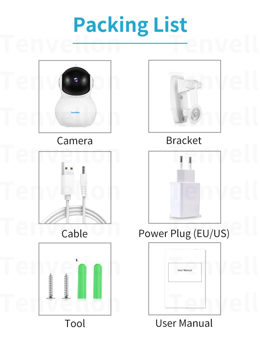 V380 ip-камера 1080 P WiFi камера для домашнего видеонаблюдения ip-камера s CCTV ночного видения Видео Детский Монитор camara wifi