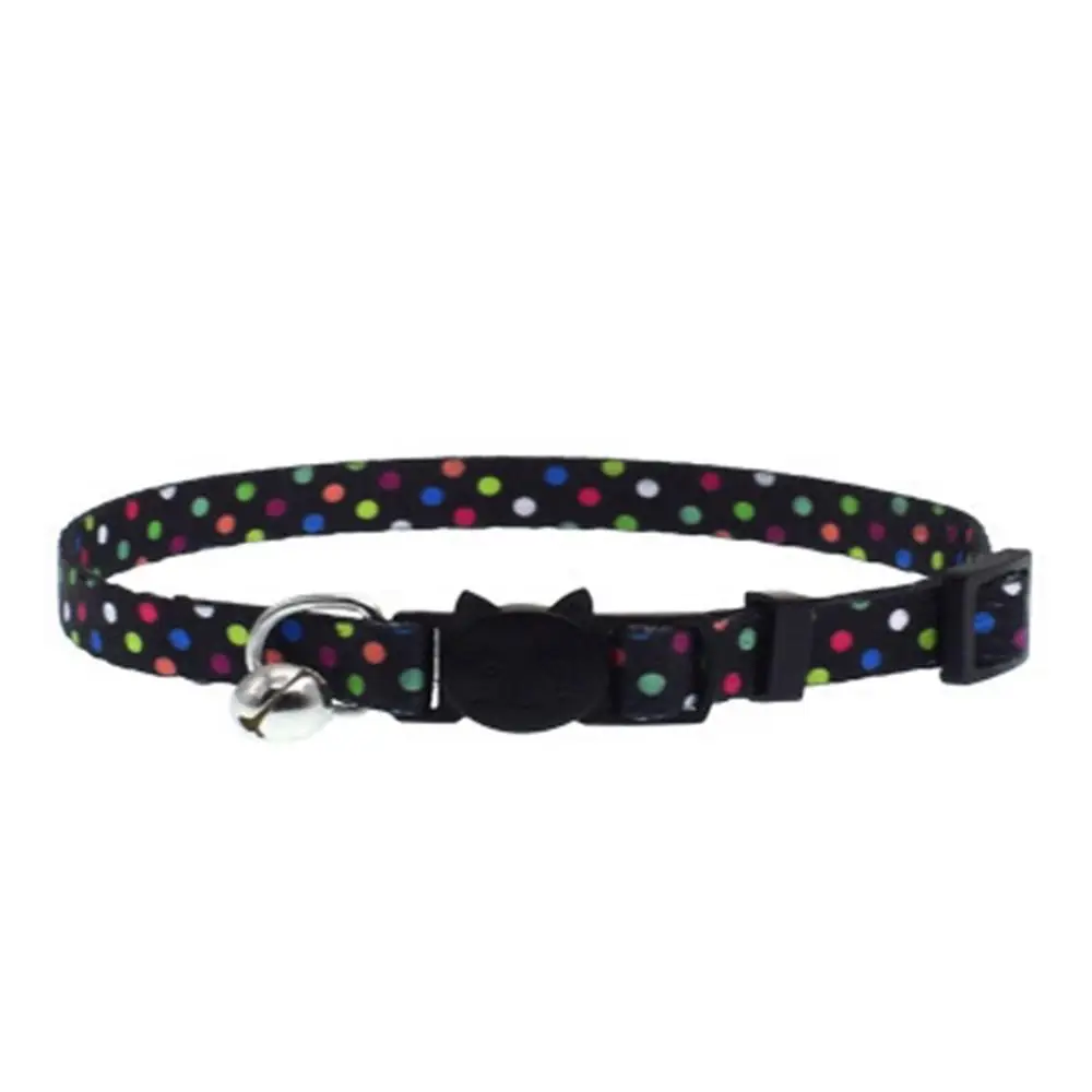 

Pet Supplies Cat Collar Colorful Bell Cat Face Safety Buckle Cat Rope Factory Direct Sales FSB0135